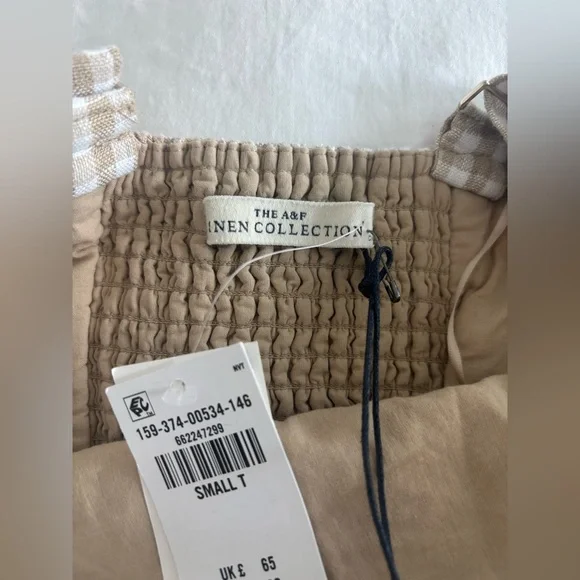 NWT Abercrombie and Fitch Linen Collection mini dress: - Picture 7 of 9
